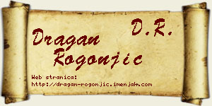 Dragan Rogonjić vizit kartica